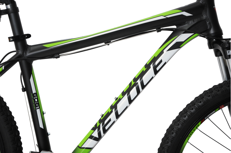 Veloce Legion Mountain Bike Black and Green-7